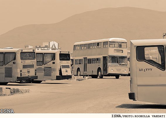 اتوبوس های فرسوده و آلودگی هوا